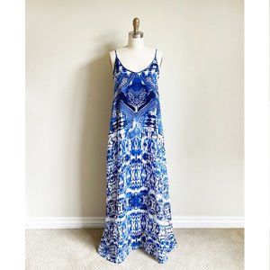 Express Scarf Print Boho Maxi Dress